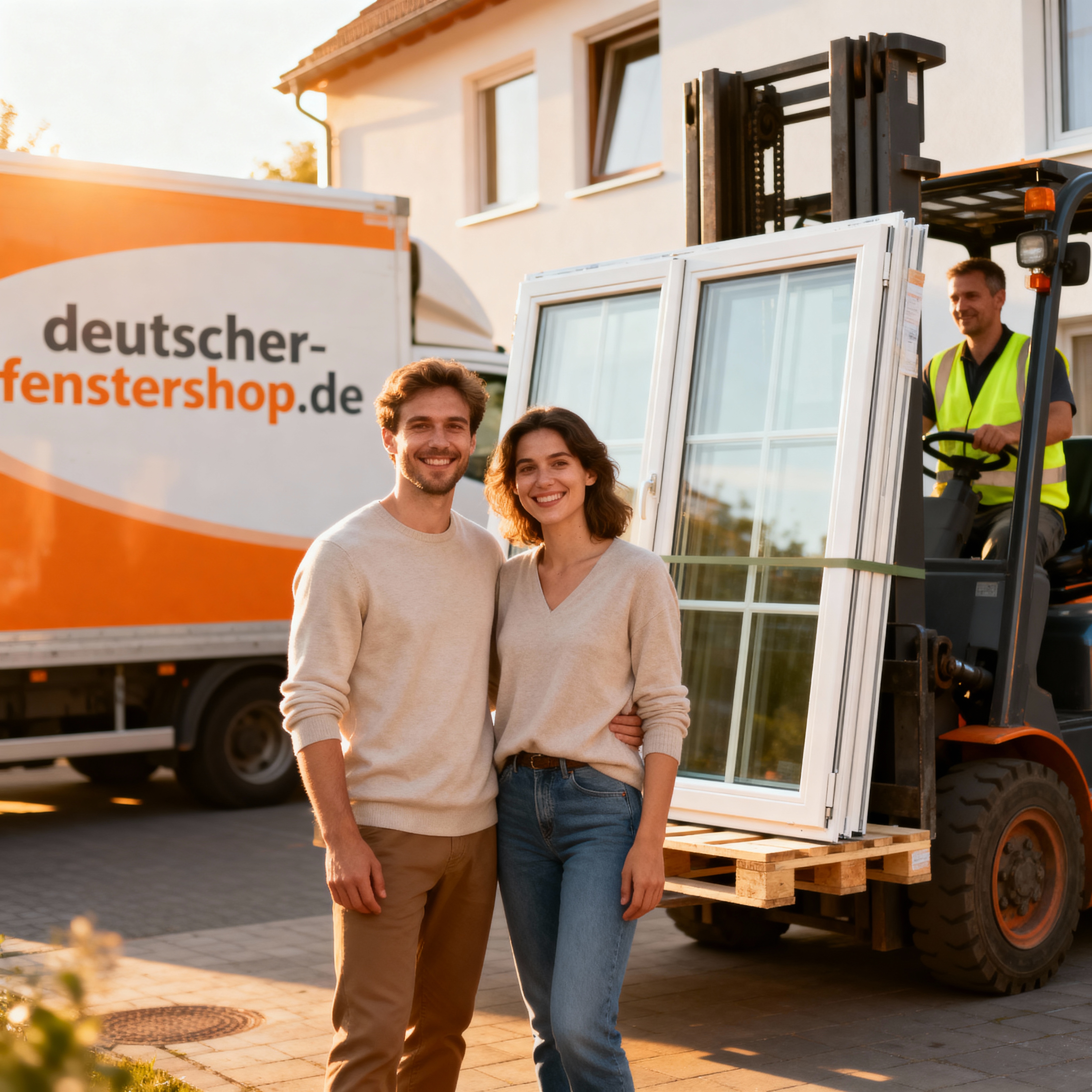 schnelle Fensteranlieferung